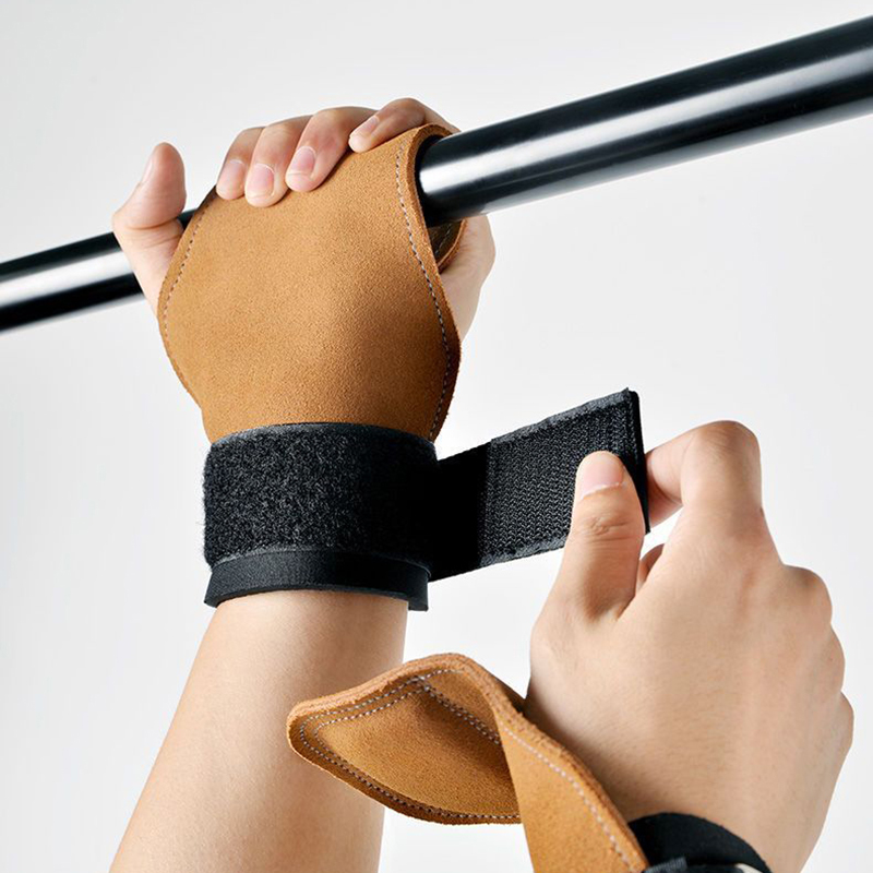 Wrist Wraps Weightlifting Support - 二重層ベンチプレスウェイトリフティングリストフックストラップデッドリフトグローブグリップパッドフィットネスジムトレーニングダンベル懸垂用