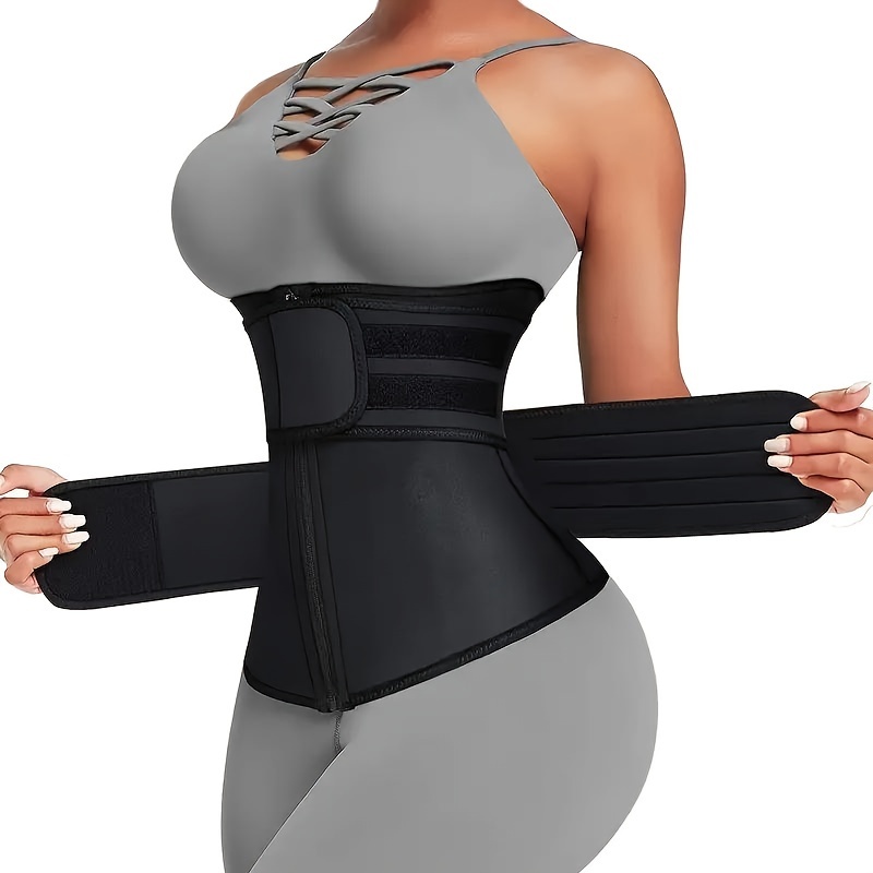 ダイナミック女性のウエストトレーナー痩身ベルト発汗調節可能な - Sweat Waist Trainer Belt Neoprene のレビューと価格