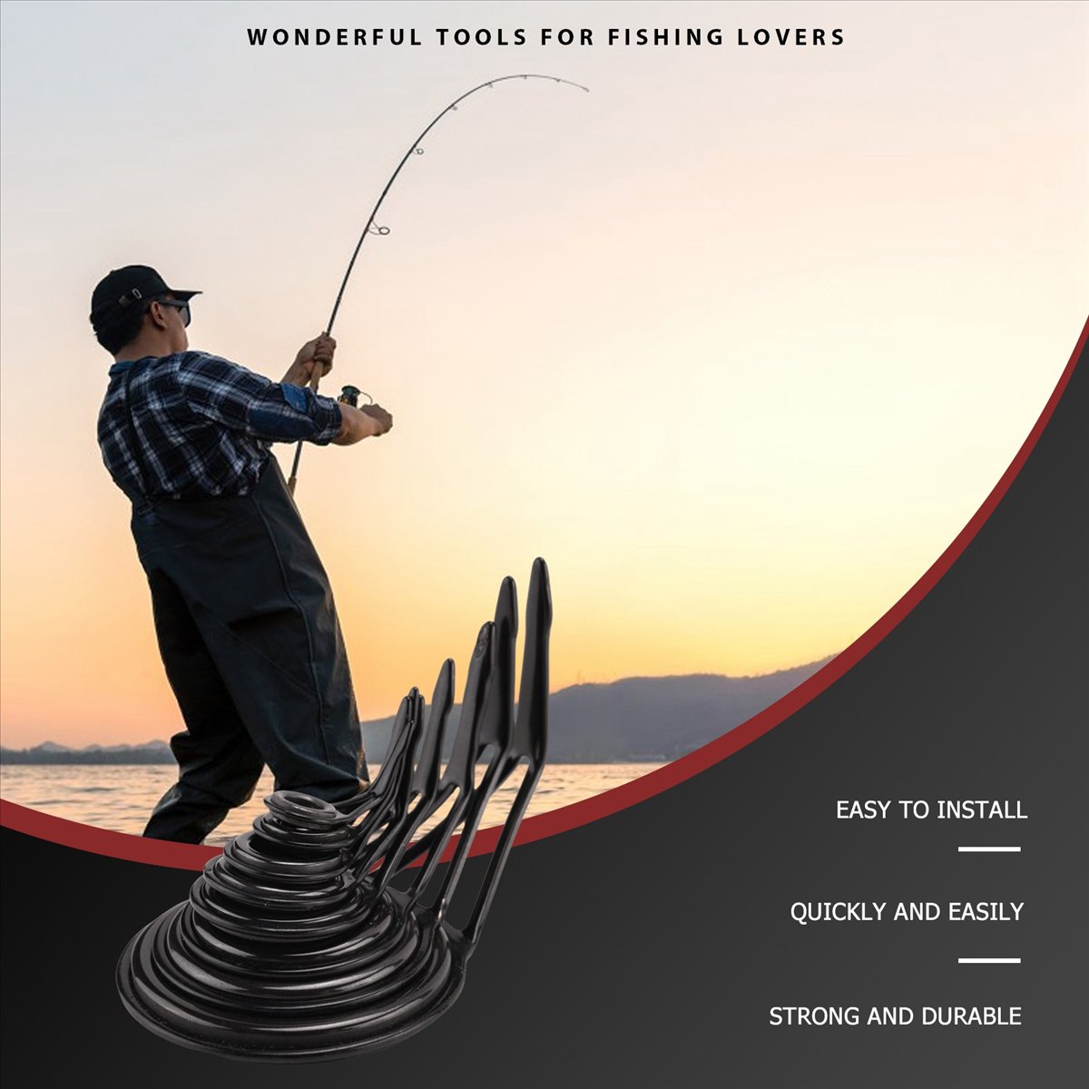 NEW 釣り竿ガイド 8個入りセット、竿先用、5～18mm径 - Fishing のレビューと価格