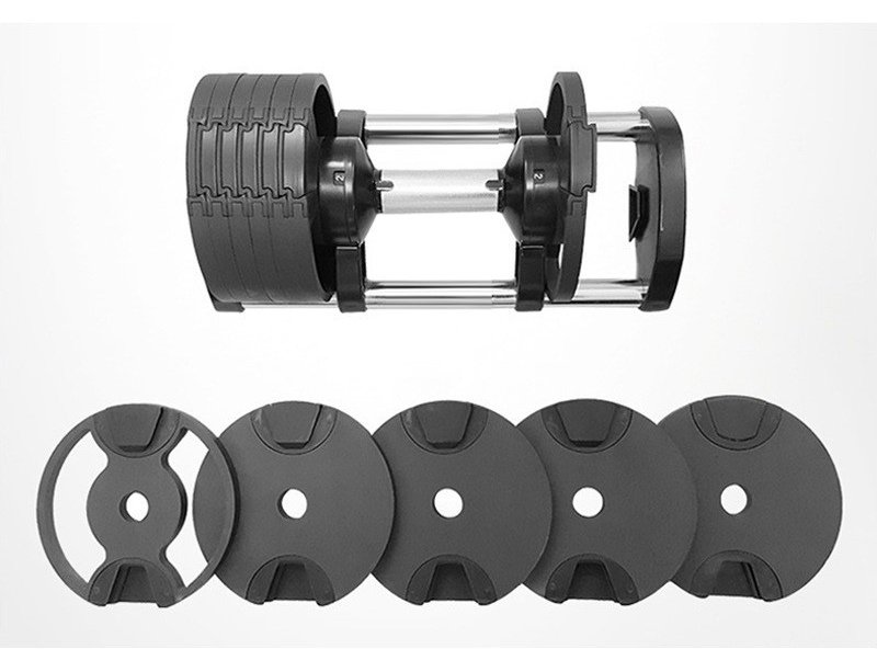 調整可能なウェイトフィットネスセット、鋳鉄製スチールダンベル - Adjustable Dumbbell Pair 40Kg のレビューと価格