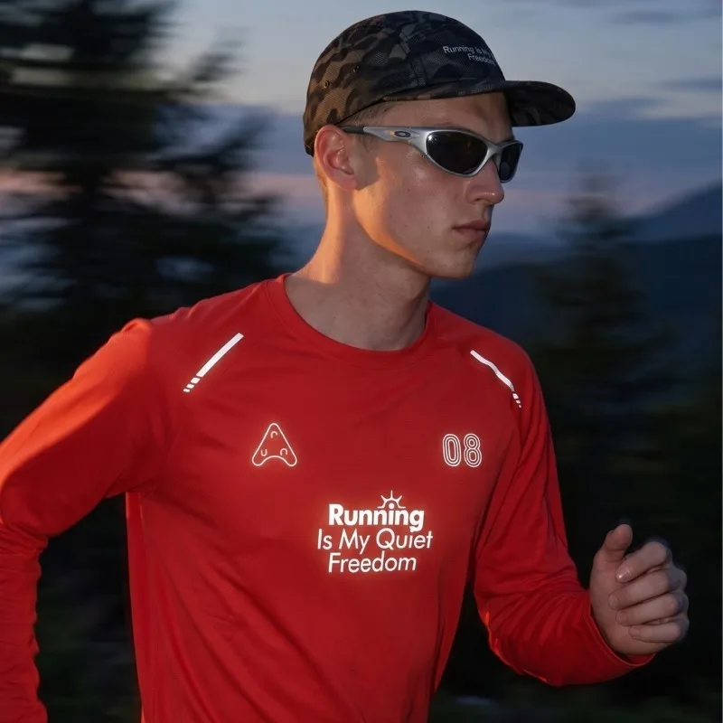 反射素材を使用したスポーツ用ランニングシャツ - 男女兼用、 - Hiking のレビューと価格