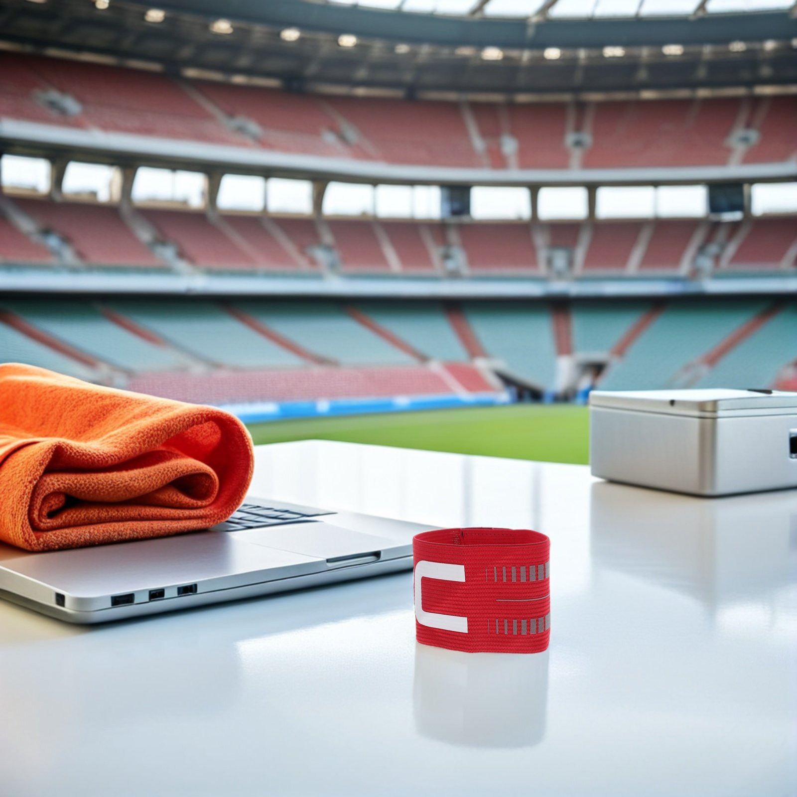 サッカーキャプテン用アームバンド。伸縮性があり、サイズ調整可 - Team Sports のレビューと価格