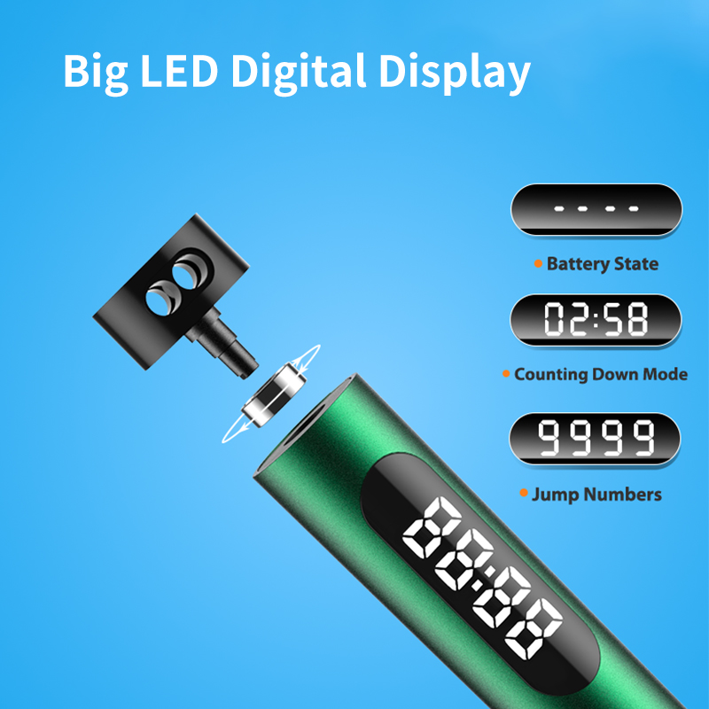 高品質コードレス縄跳び デジタルカウンター付き ホームフィッ - Smart Jump Rope Digital Counter のレビューと価格