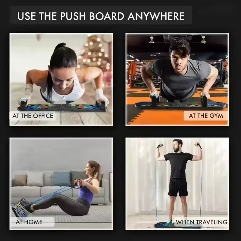 携帯型多機能プッシュアップボード - フィットネスと筋力トレ - Push Up Board Foldable Multi Function のレビューと価格