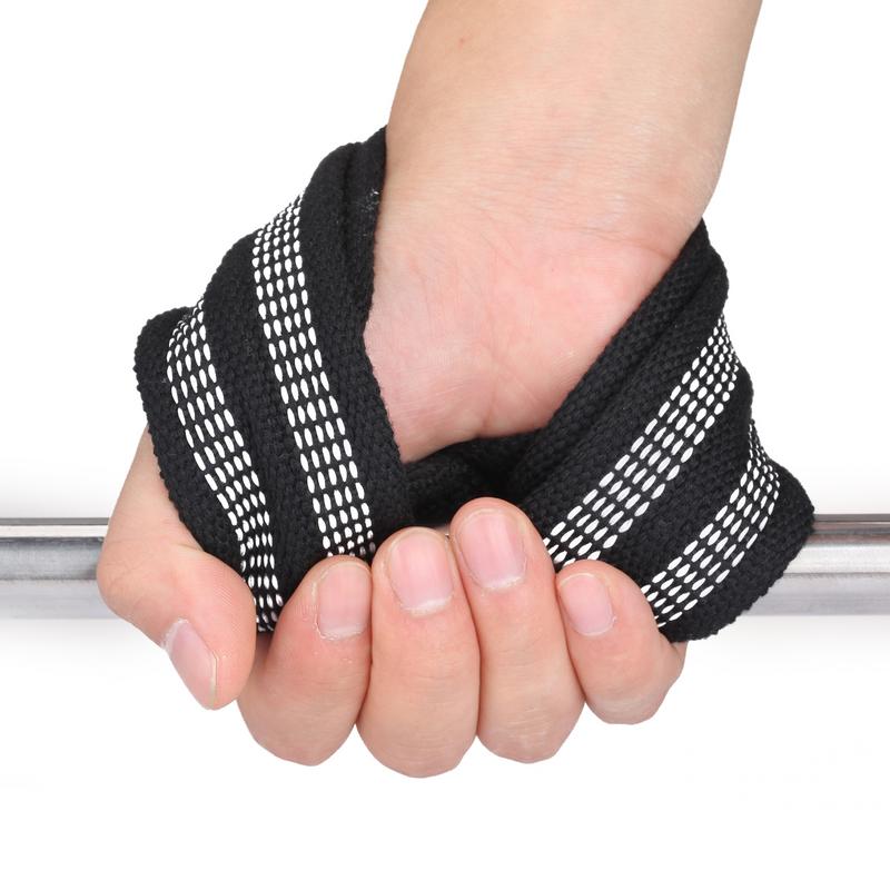 ボディビルディング用の重量挙げストラップ,1ペア,デッドリフ - Wrist Wraps Weightlifting Support のレビューと価格