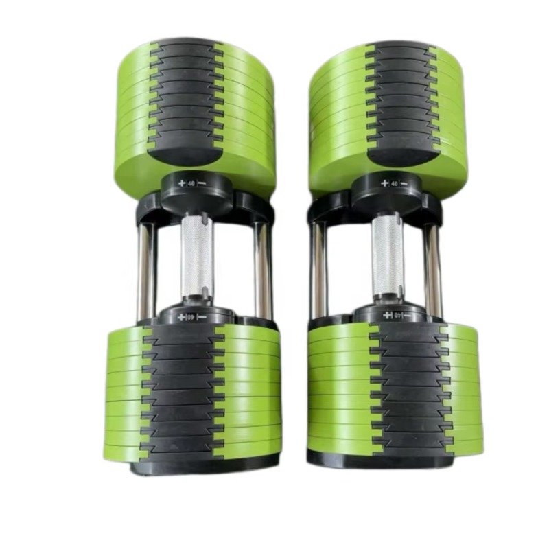 ヘビーデューティー業務用調整可能電気メッキダンベルスチールハ - Adjustable Dumbbell Pair 40Kg のレビューと価格